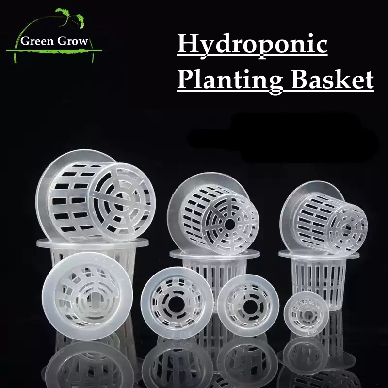 Net Pot 3 Inch - Cesta de malla hidropónica blanca sin