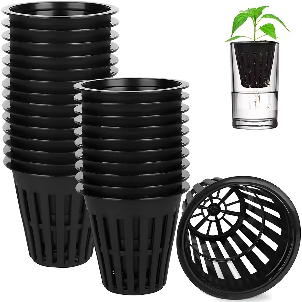 Net Pot 3 Inch - 24/48 unidades de macetas redondas de