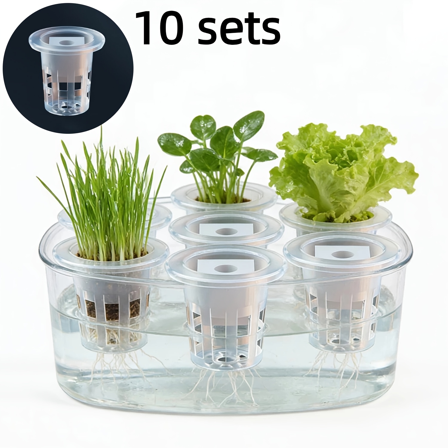 Juego de 10 cestas hidropónica - Net Pot 3 Inch reseña y precio