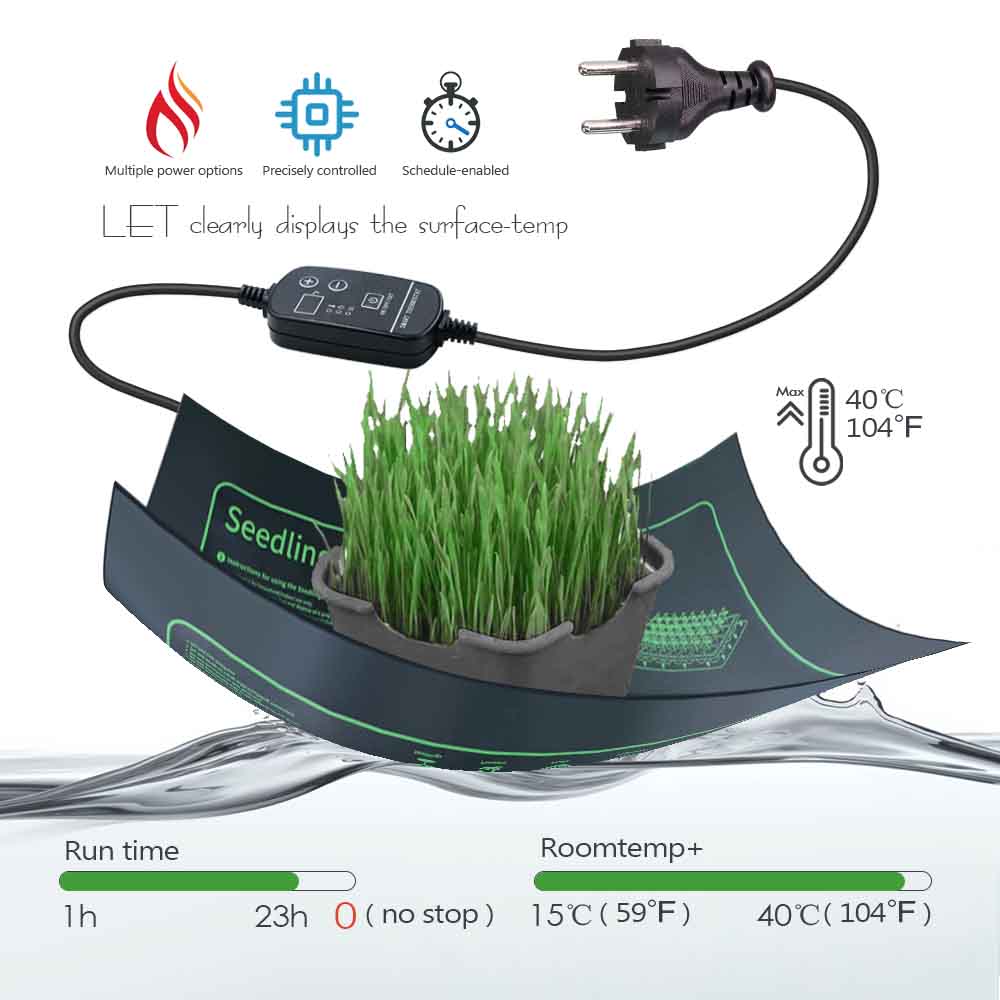 Almohadilla calefactora para p - Seedling Heat Pad reseña y precio
