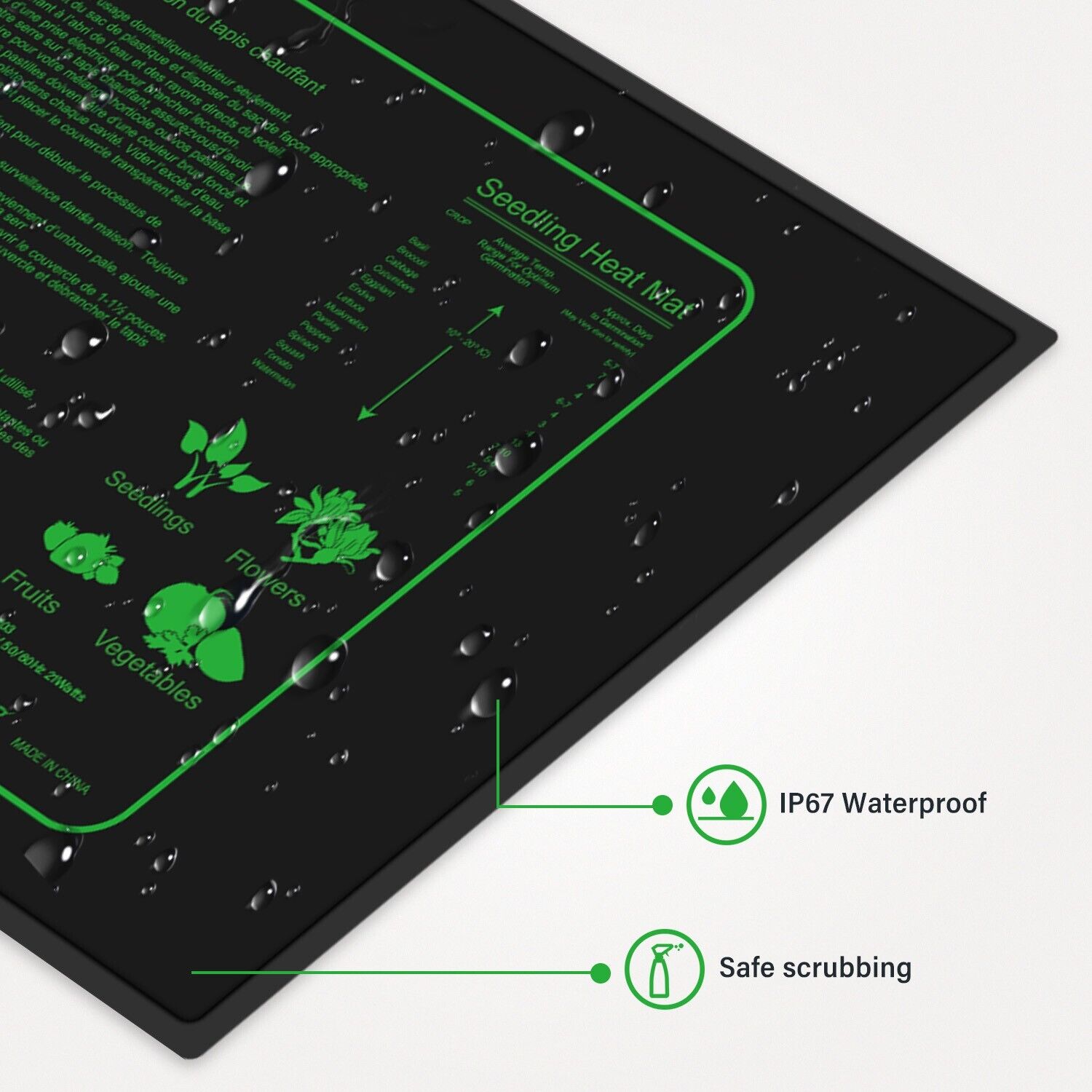 LERWAY-alfombrilla calefactora - Seedling Heat Pad reseña y precio