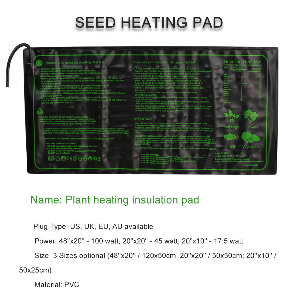 Almohadilla calefactora de plá - Seedling Heat Pad reseña y precio