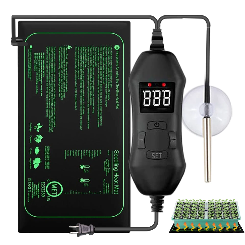 Termostato ajustable de 50W EU - Seedling Heat Pad reseña y precio